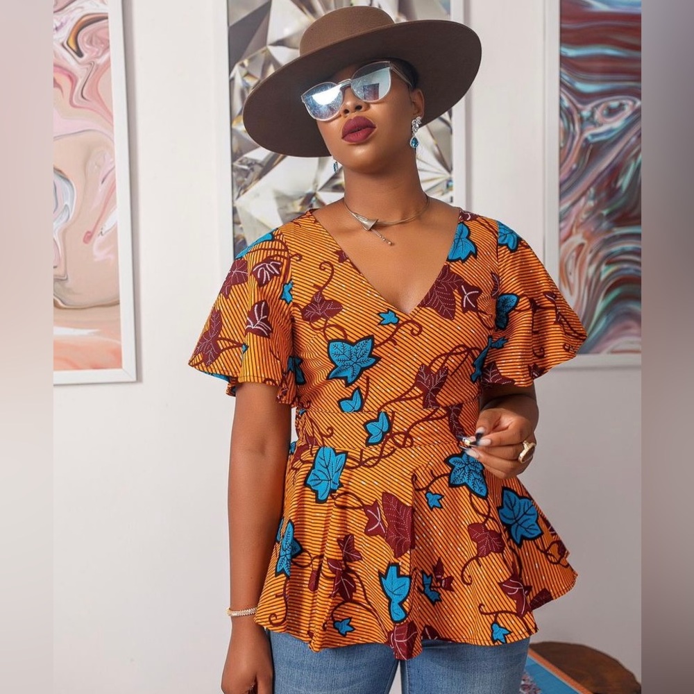 Nandi Flare Sleeve Top
